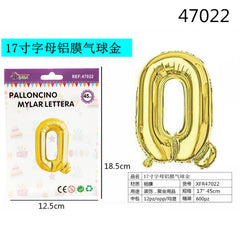 XFR47022 PALLONCINO MYLAR ORO