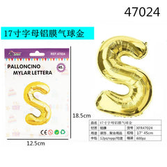 XFR47024 PALLONCINO MYLAR ORO