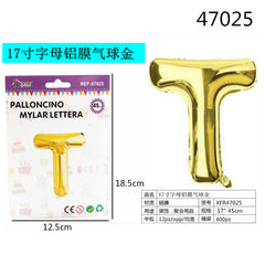 XFR47025 PALLONCINO MYLAR ORO