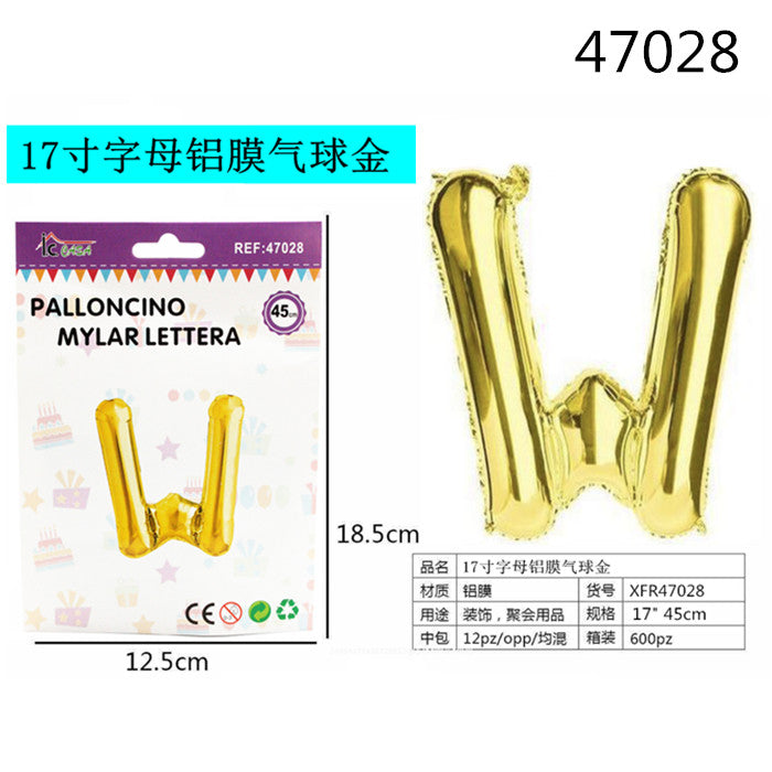 XFR47028 PALLONCINO MYLAR ORO