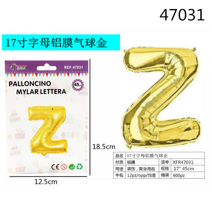 XFR47031 PALLONCINO MYLAR ORO
