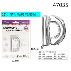 XFR47035 PALLONCINO MYLAR ARGENTO -D