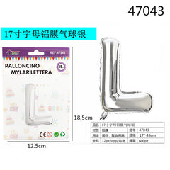 XFR47043 PALLONCINO MYLAR ARGENTO