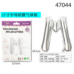 XFR47044 PALLONCINO MYLAR ARGENTO