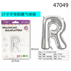 XFR47049 PALLONCINO MYLAR ARGENTO