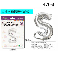 XFR47050 PALLONCINO MYLAR ARGENTO