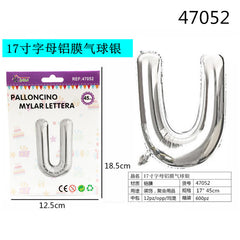XFR47052 PALLONCINO MYLAR ARGENTO