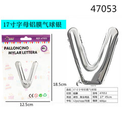 XFR47053 PALLONCINO MYLAR ARGENTO