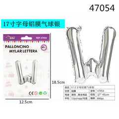 XFR47054 PALLONCINO MYLAR ARGENTO
