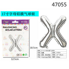 XFR47055 PALLONCINO MYLAR ARGENTO