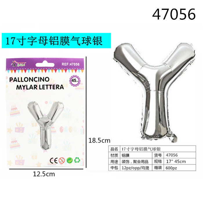 XFR47056 PALLONCINO MYLAR ARGENTO