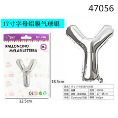 XFR47056 PALLONCINO MYLAR ARGENTO