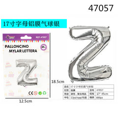XFR47057 PALLONCINO MYLAR ARGENTO