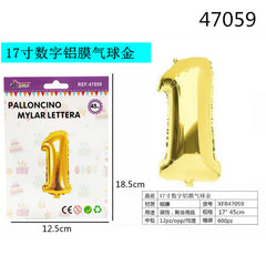 XFR47059 PALLONCINO MYLAR ORO