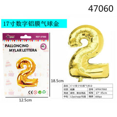 XFR47060 PALLONCINO MYLAR ORO