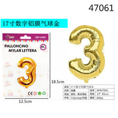XFR47061 PALLONCINO MYLAR ORO
