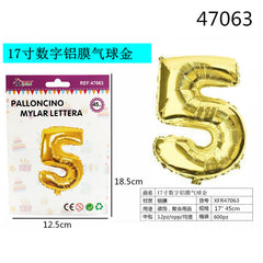 XFR47063 PALLONCINO MYLAR ORO