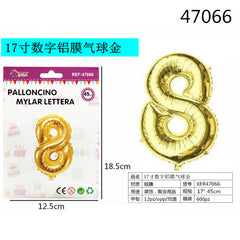 XFR47066 PALLONCINO MYLAR ORO