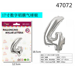 XFR47072 PALLONCINO MYLAR ARGENTO