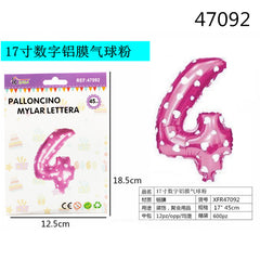 XFR47092 PALLONCINO MYLAR ROSA