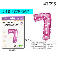 XFR47095 PALLONCINO MYLAR ROSA