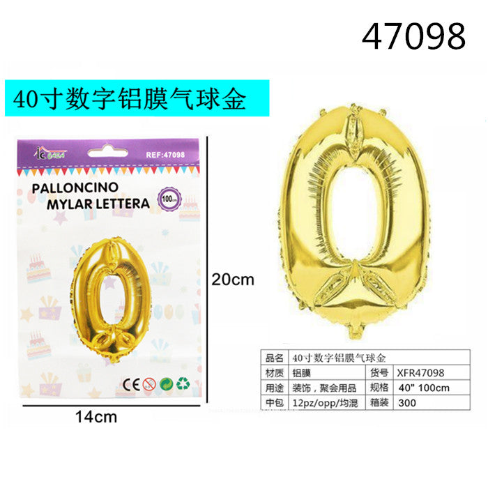 XFR47098 PALLONCINO MYLAR ORO