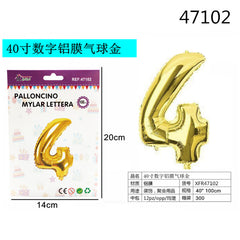 XFR47102 PALLONCINO MYLAR ORO