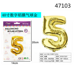XFR47103 PALLONCINO MYLAR ORO