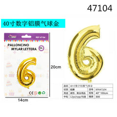 XFR47104 PALLONCINO MYLAR ORO