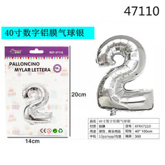 XFR47110 PALLONCINO MYLAR ARGENTO