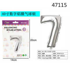 XFR47115 PALLONCINO MYLAR ARGENTO