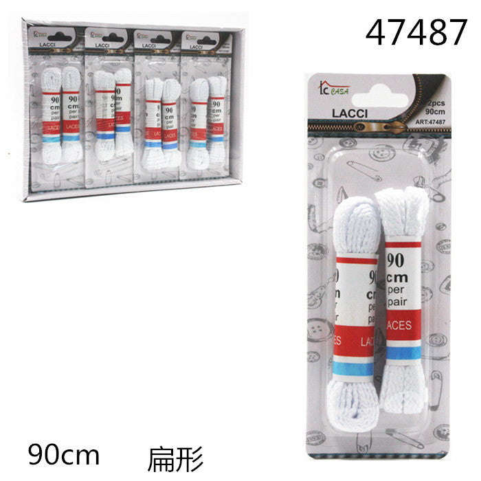 XFR47487 LACCI SCARPE 90CM BIANCO