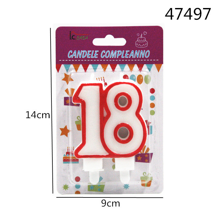 XFR47497 CANDELA COMPLEANNO N.18