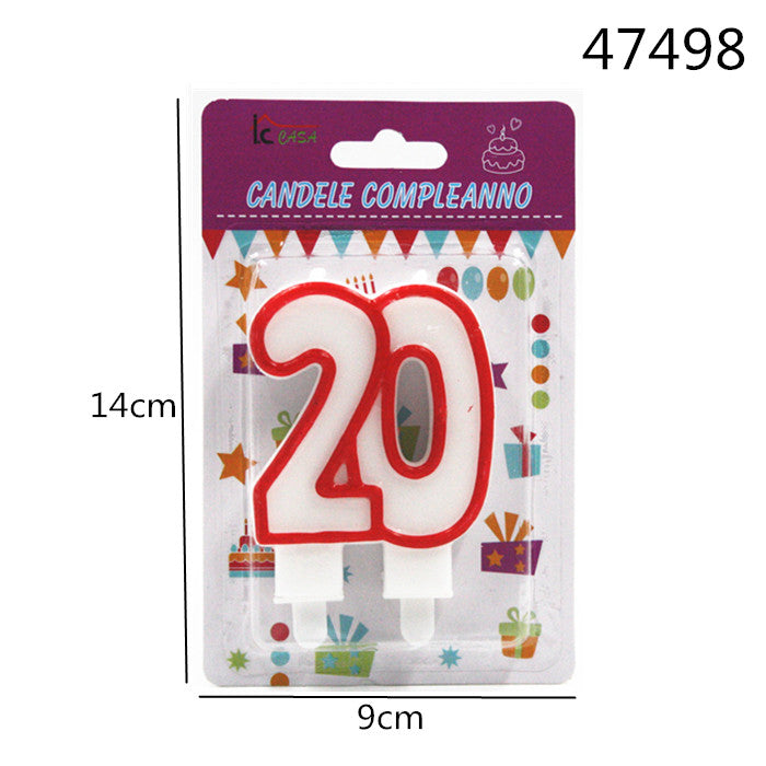 XFR47498 CANDELA COMPLEANNO N.20