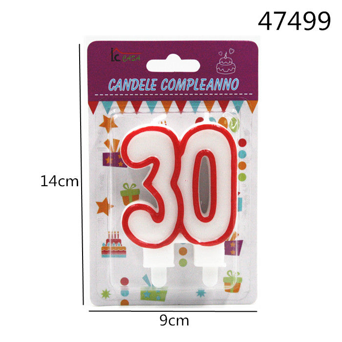 XFR47499 CANDELA COMPLEANNO N.30