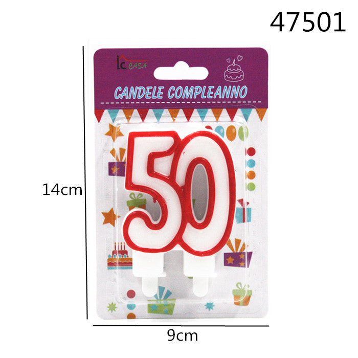 XFR47501 CANDELA COMPLEANNO N.50