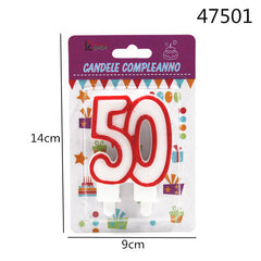 XFR47501 CANDELA COMPLEANNO N.50