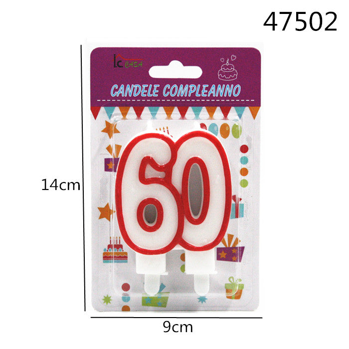 XFR47502 CANDELA COMPLEANNO N.60
