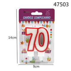 XFR47503 CANDELA COMPLEANNO N.70