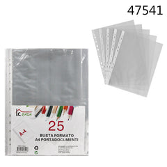 XFR47541 25 BUSTA FORMATO A4 PORTADOCUMENTI