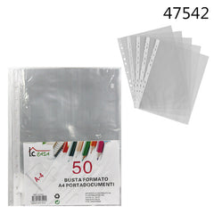 XFR47542 50 BUSTA FORMATO A4 PORTADOCUMENTI