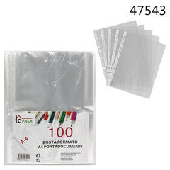 XFR47543 100 BUSTA FORMATO A4 PORTADOCUMENTI