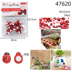 XFR47620 COCCINELLE DECORATIVE 8*11MM 24PZ