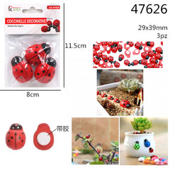 XFR47626 COCCINELLE DECORATIVE 29*39MM 3PZ