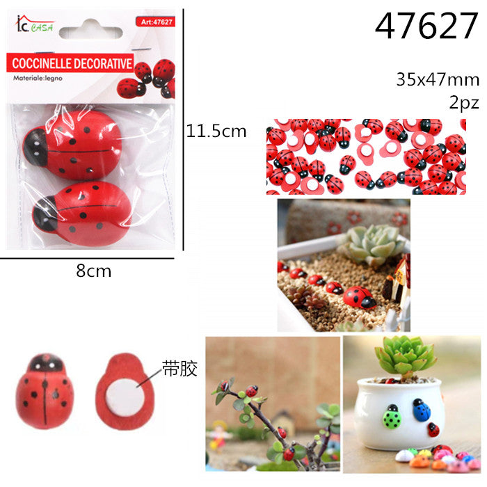 XFR47627 COCCINELLE DECORATIVE 35*47MM 2PZ