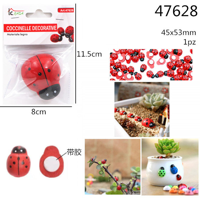 XFR47628 COCCINELLE DECORATIVE 45*53MM 1PZ