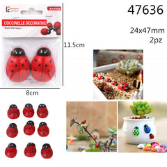 XFR47636 COCCINELLE DECORATIVE 35*47MM 2PZ