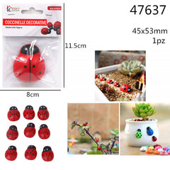 XFR47637 COCCINELLE DECORATIVE 45*53MM 1PZ
