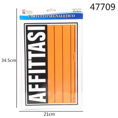 XFR47709 CARTELLO 20X30CM
