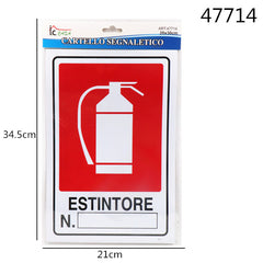 XFR47714 CARTELLO 20X30CM